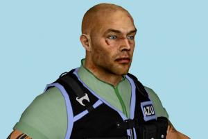 Sergeant Dwight DR2, Dead-Rising-2, man, male, people, human, character